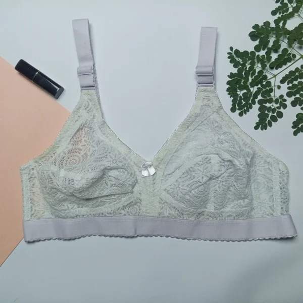 Lace Print Net Bra EL02 - Image 10