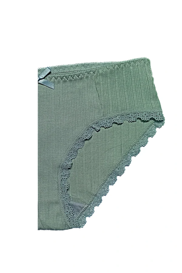 Extremely Soft Cotton  Panty Light Green - Image 2