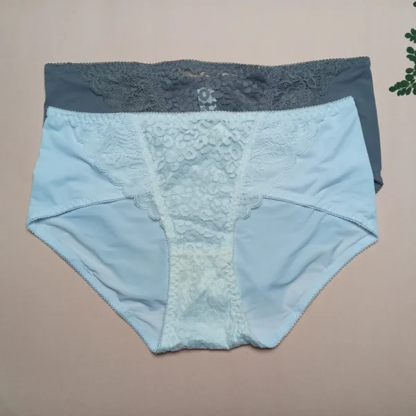 Silky Lace  Panty Pack Of 2