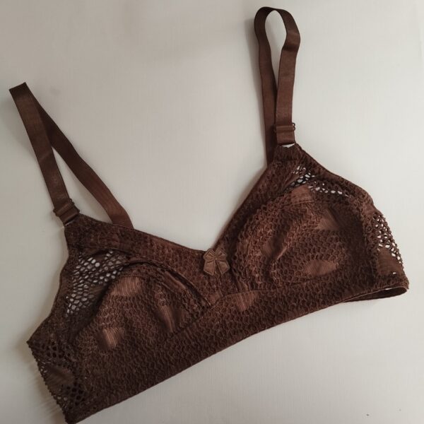 Lace Print Net Bra EL02 - Image 3